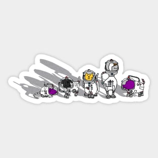 Cute Space Astronaut Animals Sticker